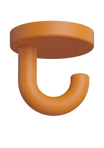 Hewi Haken Ser 477, matt, d:50mm, als Unterkopfhaken orange 477.90B015 24 47790B01524
