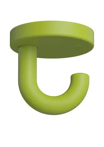 Hewi Haken Ser 477, matt, d:50mm, als Unterkopfhaken apfelgrün 477.90B015 74 47790B01574