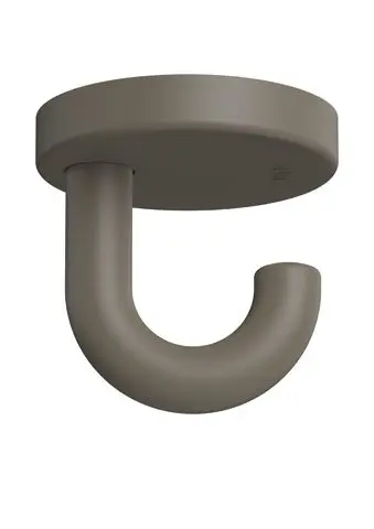 Hewi Haken Ser 477, matt, d:50mm, als Unterkopfhaken umbra 477.90B015 84 47790B01584