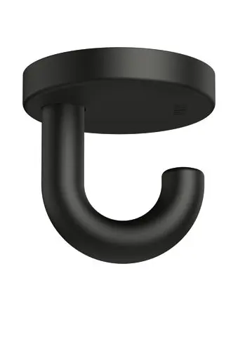 Hewi Haken Ser 477, matt, d:50mm, als Unterkopfhaken tiefschwarz 477.90B015 90 47790B01590