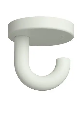 Hewi Haken Ser 477, matt, d:50mm, als Unterkopfhaken lichtgrau 477.90B015 97 47790B01597