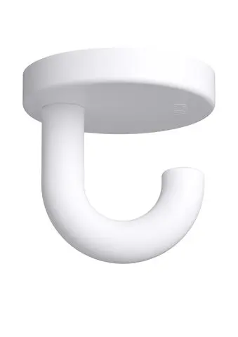 Hewi Haken Serie 477, matt, d:50mm als Unterkopfhaken signalweiß 477.90B015 98 47790B01598