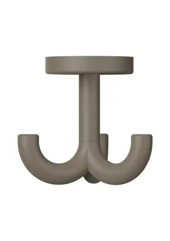 Hewi Dreifachhaken Ser 477,matt,d:50mm, drehb. umbra 477.90B050 84 47790B05084