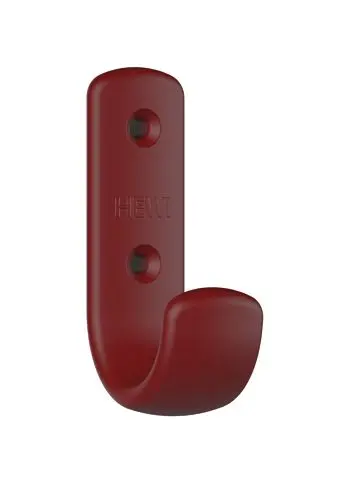 Hewi Garderobenhaken Ser 477, matt, H:75 rubinrot 477.90B060 33 47790B06033