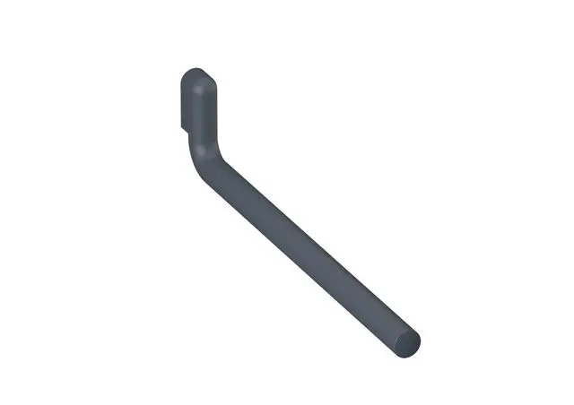 Hewi Handtuchhalter Ser 477, matt, einarmig anthrazitgrau 477.09B200 92 47709B20092