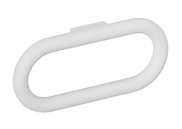 Hewi Handtuchring Serie 477, matt, d:28 schwenkbar signalweiß 477.09B300 98 47709B30098