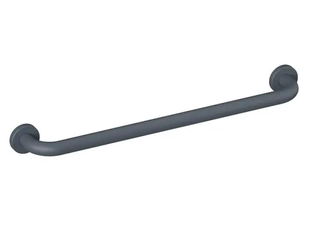 Hewi Handtuchhalter Serie 477, matt AM:457, m. Rosetten signalweiß 477.30B200 98 47730B20098