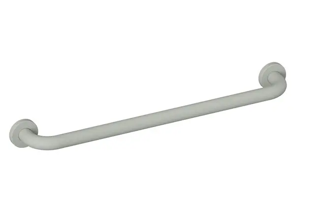 Hewi Badetuchhalter Ser 477, matt, AM:570, m. Rosetten felsgrau 477.30B100 95 47730B10095
