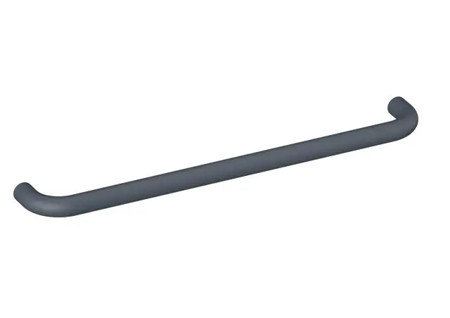 Hewi Handtuchhalter Ser 477, matt, AM:457, o. Rosetten lichtgrau 477.30B210 97 47730B21097