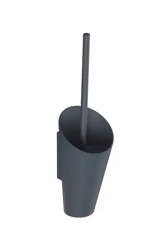 Hewi WC-Bürstengarnitur Ser 801, matt, Wandmontage anthrazitgrau 801.20B200 92 80120B20092