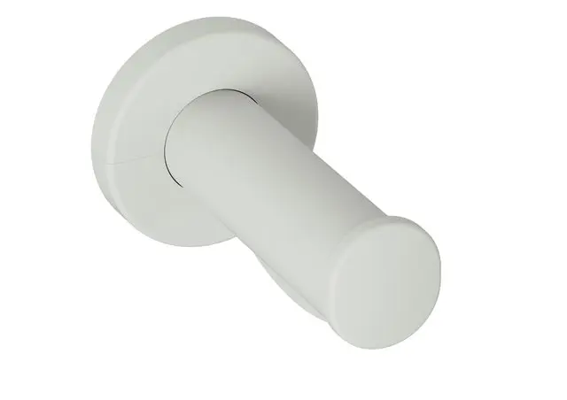 Hewi WC-Papierhalter Ser 801, matt, m.Rosette lichtgrau 801.21B300 97 80121B30097