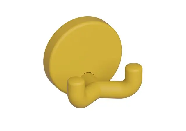 Hewi Doppelhaken Ser 801, matt, d:40mm senfgelb 801.90B020 18 80190B02018