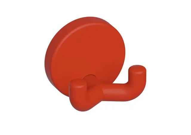 Hewi Doppelhaken Ser 801, matt, d:40mm koralle 801.90B020 36 80190B02036