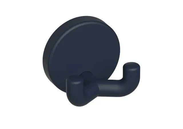Hewi Doppelhaken Ser 801, matt, d:40mm stahlblau 801.90B020 50 80190B02050