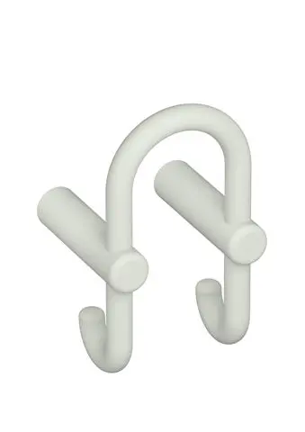 Hewi Grd.D-haken Ser 801, matt, Haken nach hinten zeigend lichtgrau 801.90B030 97 80190B03097