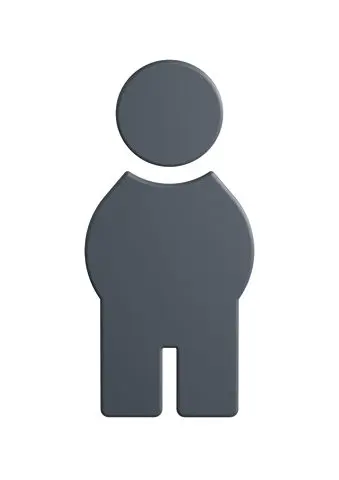 Hewi Symbol Mann Ser 801, matt, selbstklebend anthrazitgrau 801.91B010 92 80191B01092