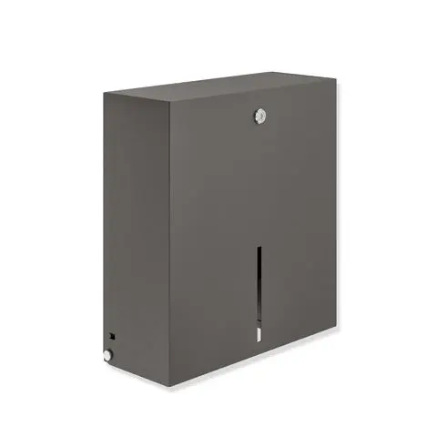 Hewi WC-Großrollenhalter, manuell, plvb dgrau tiefmatt 900.21.00160 SC 9002100160SC