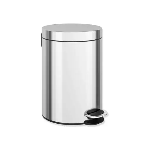 Hewi Abfallbehälter, 5 l, Soft Close Edelstahl hochglanzpoliert 950.05.31540 9500531540