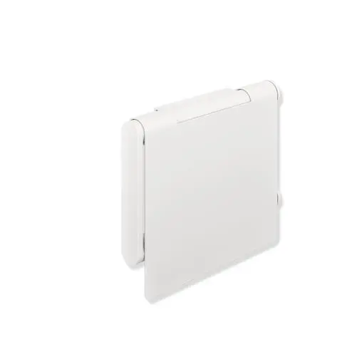 Hewi WC-Papierhalter m. Deckel pulverbeschichtet weiß tiefmatt 900.21.00560 DX 9002100560DX