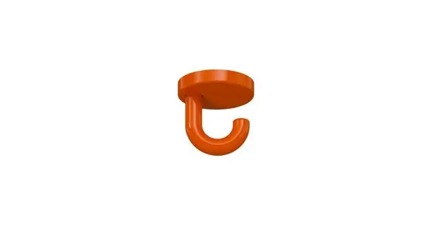 Hewi Haken Ser 477, d:50mm, als Unterkopfhaken orange 477.90.015 24 4779001524