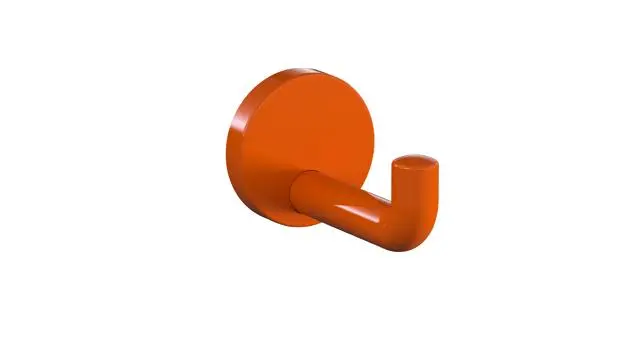 Hewi Einzelhaken Ser 477, d:70mm orange 477.90.030 24 4779003024