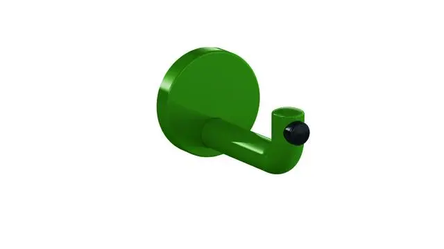 Hewi Wandhaken Ser 477 d:70mm, Türpuffer schwarz maigrün 477.90.035 72 4779003572