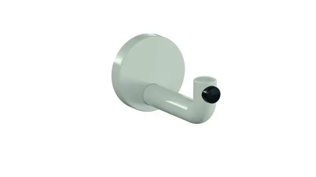 Hewi Wandhaken Ser 477 d:70mm, Türpuffer schwarz lichtgrau 477.90.035 97 4779003597
