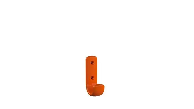 Hewi Garderobenhaken Ser 477, H:75mm orange 477.90.060 24 4779006024