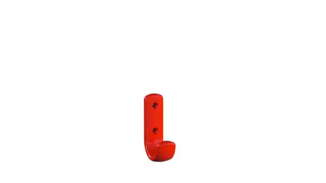 Hewi Garderobenhaken Ser 477, H:75mm koralle 477.90.060 36 4779006036