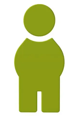 Hewi Symbol Mann Ser 801, selbstklebend apfelgrün 801.91.010 74 8019101074