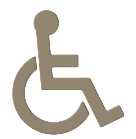 Hewi Symbol Barrierefrei Ser 801, selbstklebend sand 801.91.030 86 8019103086