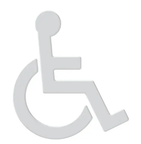 Hewi Symbol Barrierefrei Ser 801 selbstklebend signalweiß 801.91.030 98 8019103098