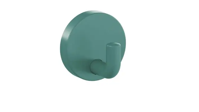 Hewi Einzelhaken Ser 477, matt, d:50mm aquablau 477.90B010 55 47790B01055