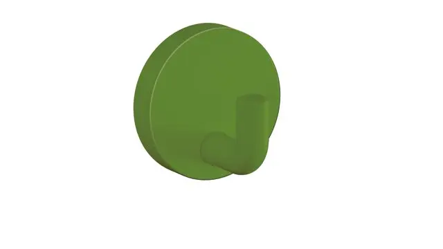 Hewi Einzelhaken Ser 477, matt, d:50mm maigrün 477.90B010 72 47790B01072