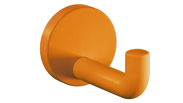 Hewi Einzelhaken Ser 477, matt, d:70mm orange 477.90B030 24 47790B03024