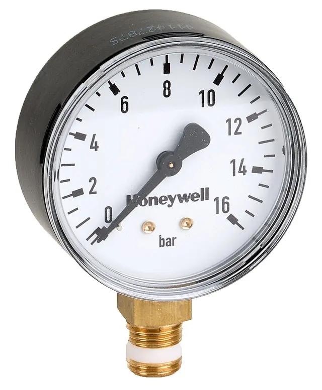 Resideo Honeywell Manometer M78M zu Filter F78TS, R 1/4, Teilung 0-16bar M78M-A16