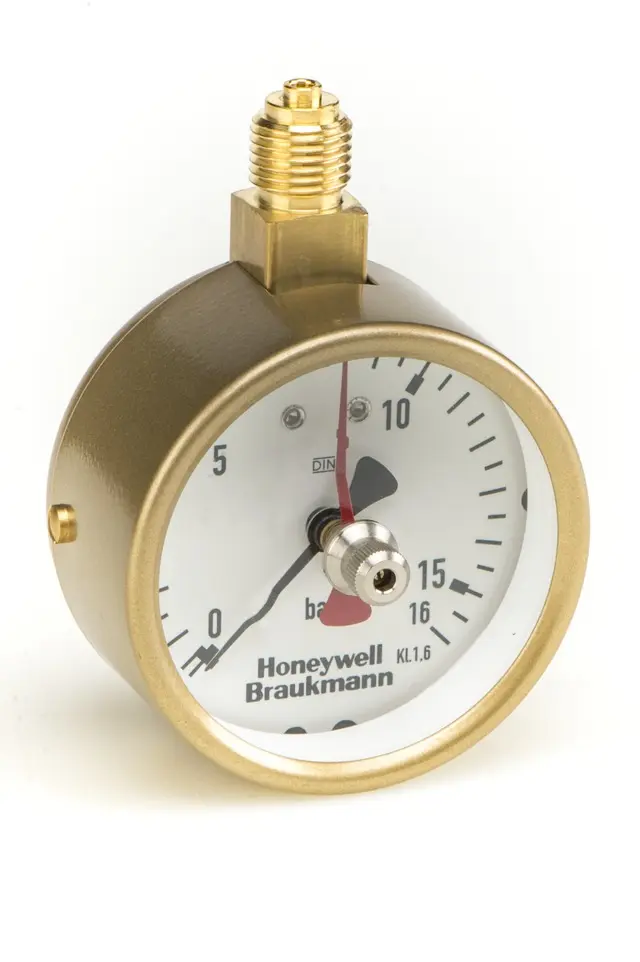 Resideo Honeywell Manometer S16/111 zu Druckprüfgerät G194, Teilung 0-16 bar S16/111