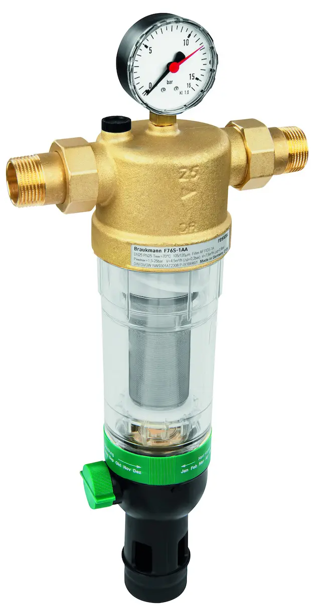 Resideo Honeywell Hauswasser-Feinfilter F76S Messing AA 1/2 Zoll F76S-1/2AA  F76S-1/2AA