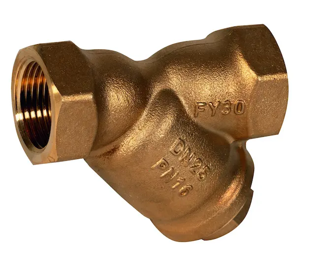 Resideo Honeywell Schmutzfaenger FY30 Messing Ausfuehrung B 1/2 Zoll FY30-1/2B  FY30-1/2B