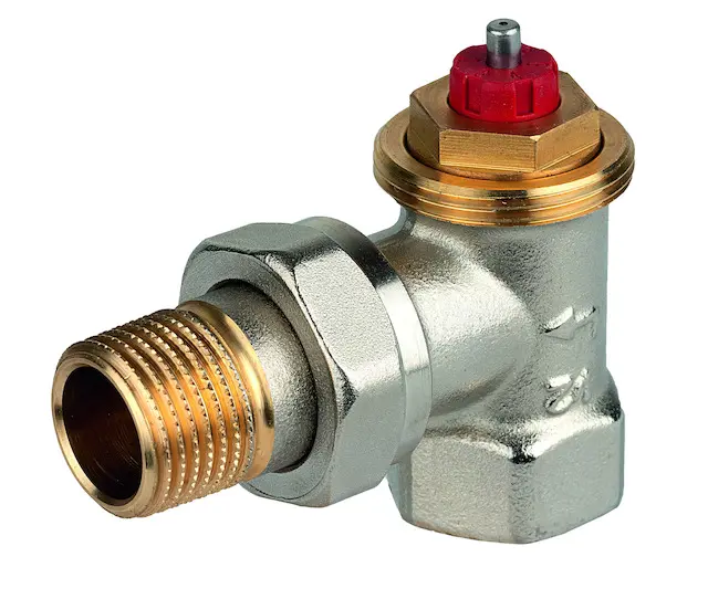 Resideo Honeywell Corps de robinet thermostatique FX, laiton nickelé, angle, 1/2 pouce NOUVEAU V2000EFX15