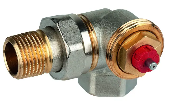 Resideo Honeywell Corps de robinet thermostatique FX, laiton nickelé, angle droit, 1/2 pouce NOUVEAU V2020RFX15