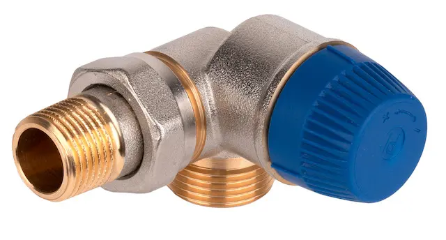 Resideo Thermostatventil Kombi-TRV ms vern. Wi-Eck re DN 15 AG V2106RPI15