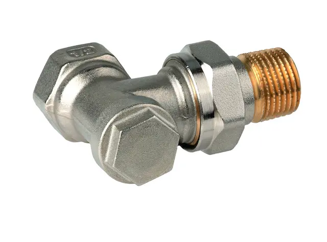 Resideo Honeywell Ruecklaufverschraubung verafix Rotguss Eck 3/8 Zoll V2400E0010  V2400E0010