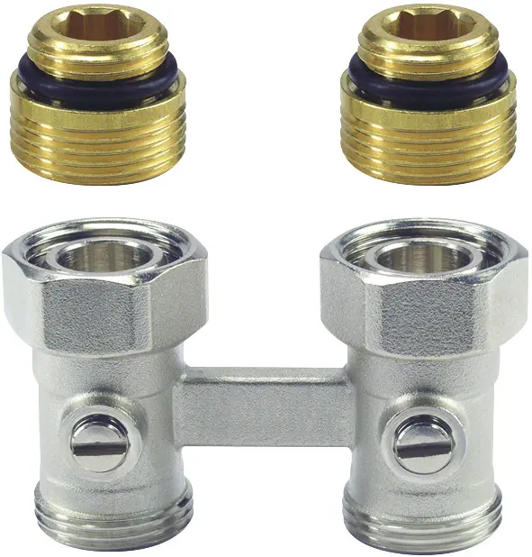Resideo Honeywell Straight (floor connection), 1/2" ext. radiator connection V2495DY015