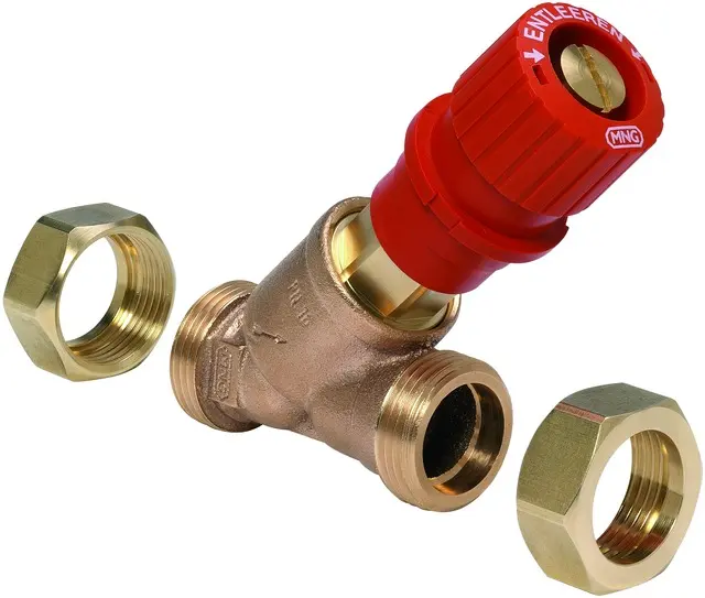 Resideo Honeywell Strangabsperrventil Kombi-3-Plus Rotguss AG DN 15 V5000X0015  V5000X0015