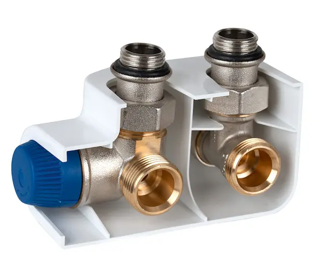 Resideo Anschlussset Therafix Kombi R 1/2, Aussengewinde, rechts VL2174WRY015