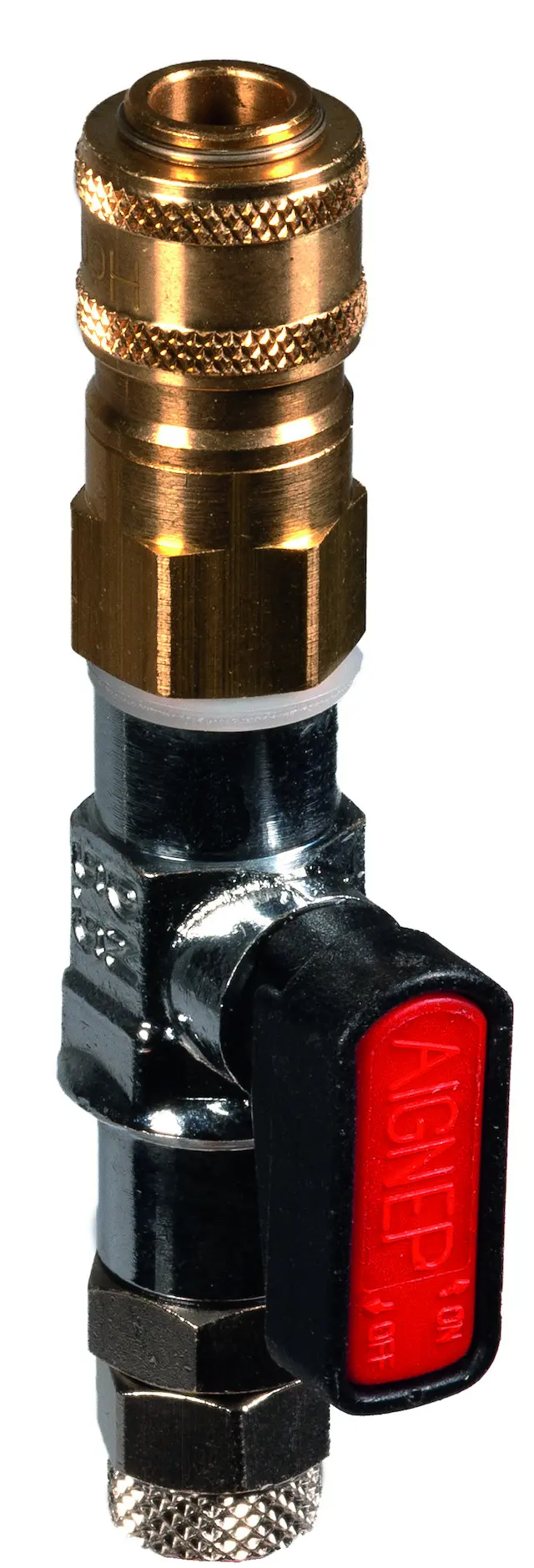 Resideo Stecker m. Kugelventil rot für Messcomputer komplett BASICMES-2 VMS242A009