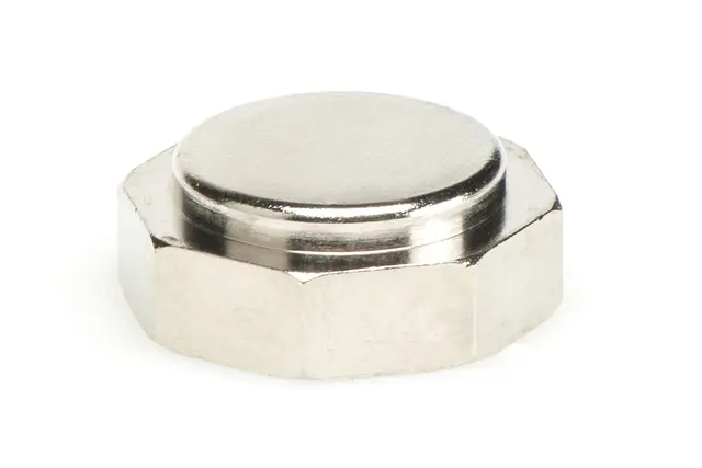 Resideo Honeywell Verschlusskappe verafix-E Messing, vernickelt VS3301C001