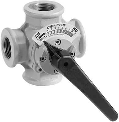 Resideo Honeywell 4Wege-Muffenmischer Centra-ZR GG 20 grau PN 6 DN 20 ZR20MA  ZR20MA