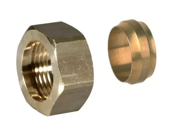 Resideo Anschlussverschraubung F-C Schneidring 22mm 1 1/8x14 kon dicht. ASV-CS-20-F-C